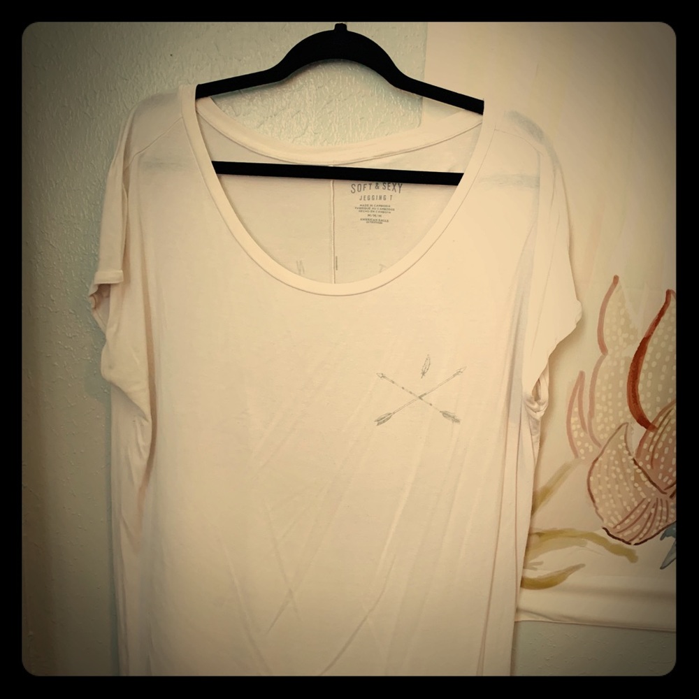 White American Eagle Soft and Sexy Jegging T